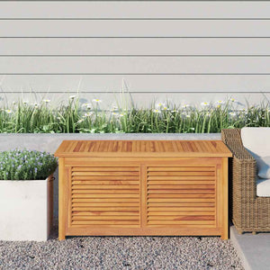 Teak Gartenbox mit Beutel 114 cm