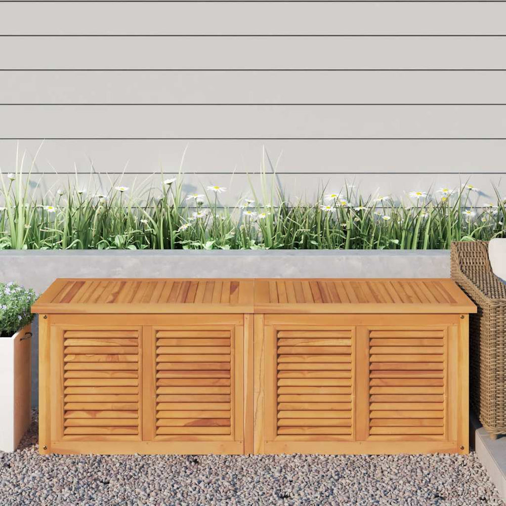 Teak Gartenbox mit Beutel 150 cm