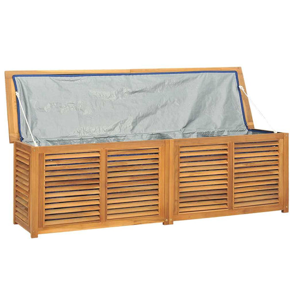 Teak Gartenbox mit Beutel 175 cm