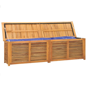 Teak Gartenbox mit Beutel 200 cm