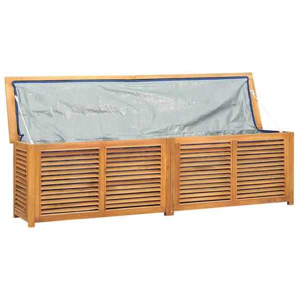 Teak Gartenbox mit Beutel 200 cm