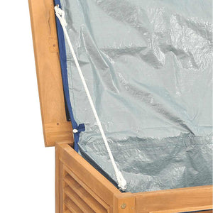 Teak Gartenbox mit Beutel 200 cm
