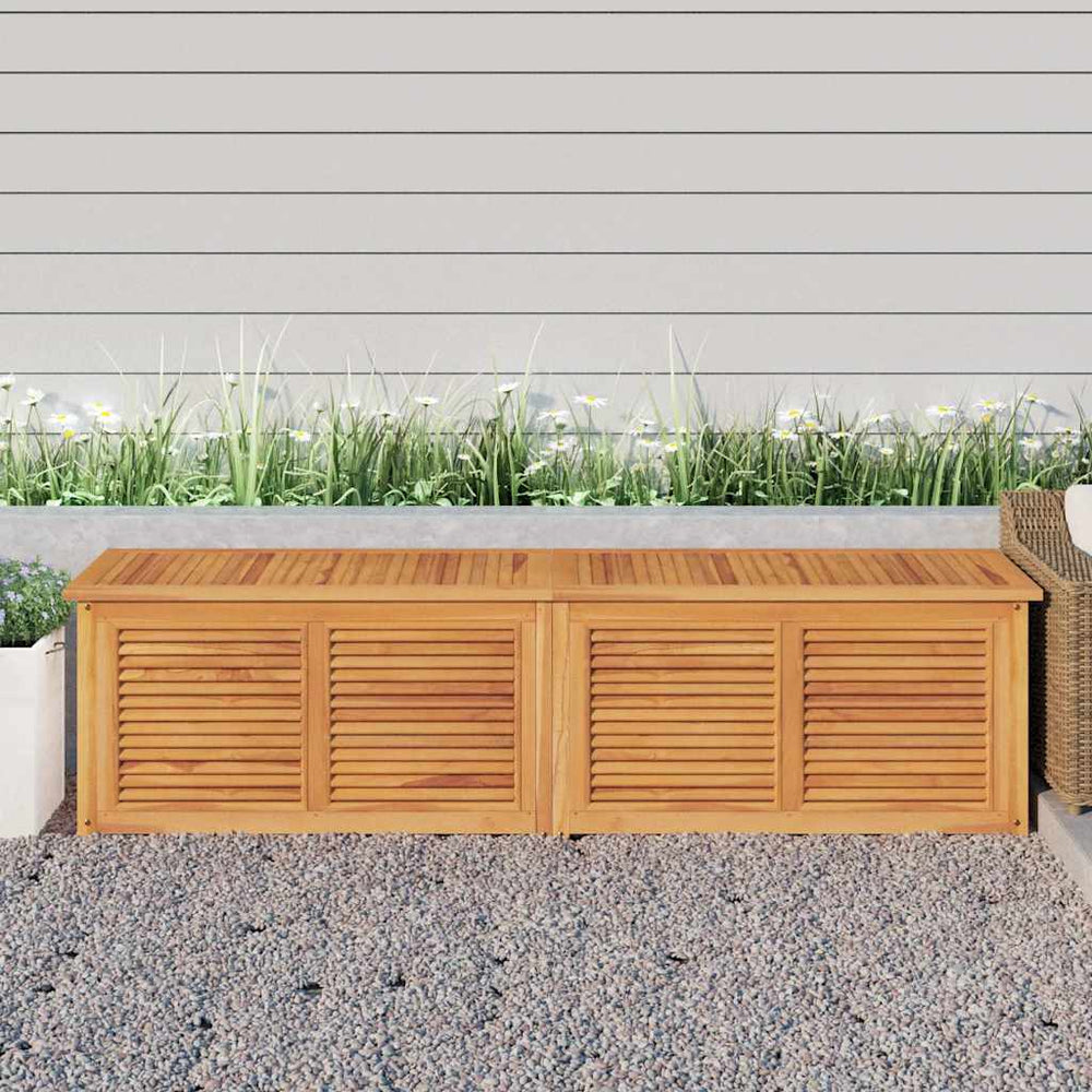 Teak Gartenbox mit Beutel 200 cm
