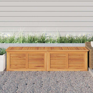 Teak Gartenbox mit Beutel 200 cm