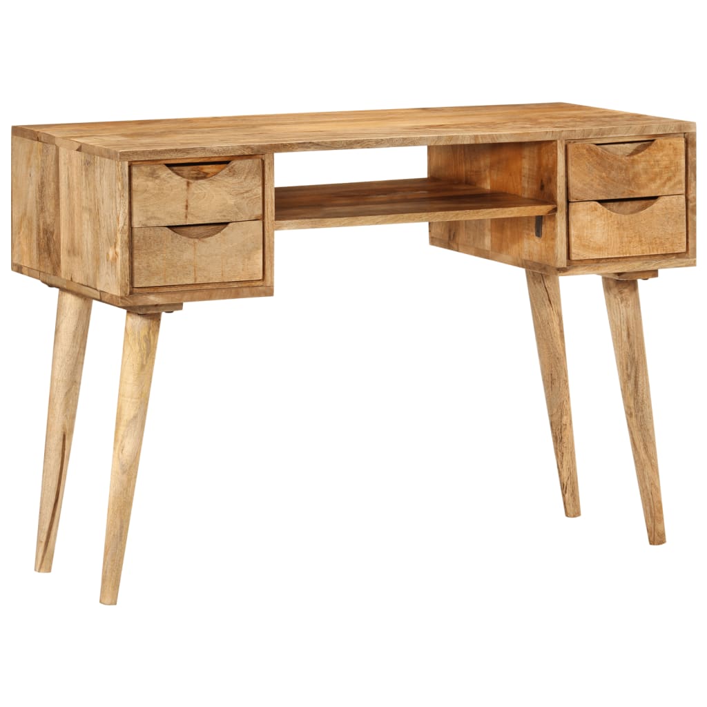 Schreibtisch Mango Massivholz 110 cm