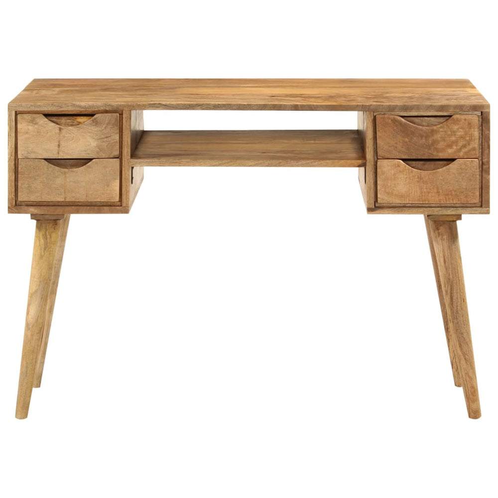 Schreibtisch Mango Massivholz 110 cm