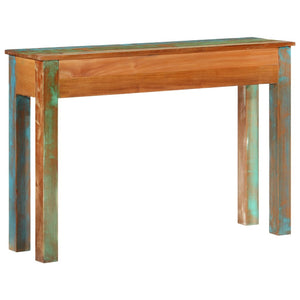 vidaXL Table console 110x30x75 cm en bois de récupération massif