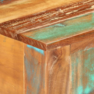 vidaXL Table console 110x30x75 cm en bois de récupération massif