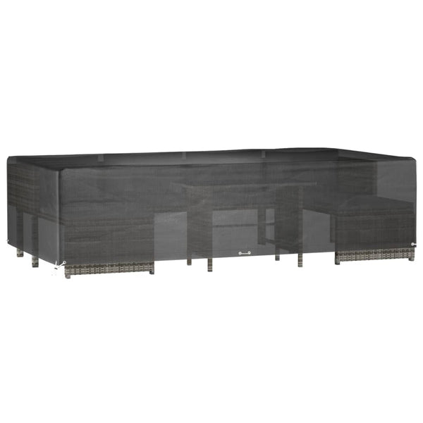 vidaXL Housse de mobilier de jardin 12 œillets 315x160x75 cm rectangulaire