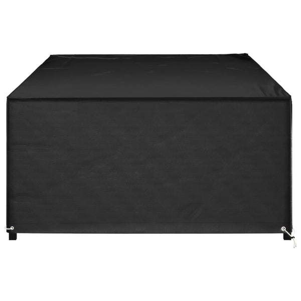 vidaXL Housse de mobilier de jardin 12 œillets 315x160x75 cm rectangulaire