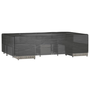 vidaXL Housse de mobilier de jardin 12 œillets 315x180x75 cm Rectangulaire