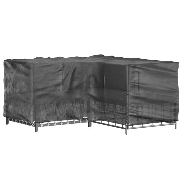 L-förmige Gartenmöbel Abdeckung 215x215x90 cm