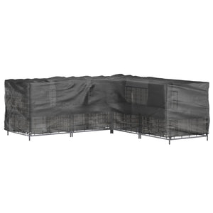 L-Förmige Gartenmöbel Abdeckung 285x285x70 cm