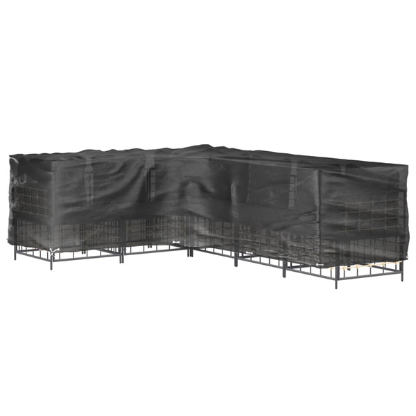L-förmige Gartenmöbel Abdeckung 285x220x80 cm