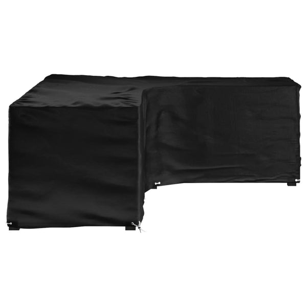 L-förmige Gartenmöbel Abdeckung 260x210x80 cm