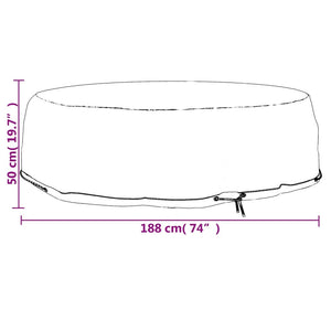 Lounge Insel Abdeckung Ø188x50cm