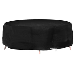 vidaXL Housse pour îlot de salon de jardin 10 œillets Ø236x67 cm Ronde