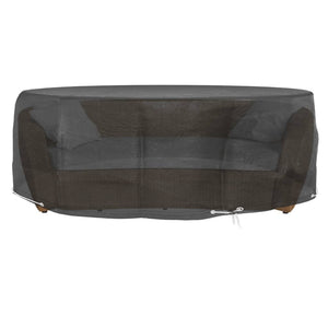 vidaXL Housse pour îlot de salon de jardin 10 œillets Ø236x67 cm Ronde