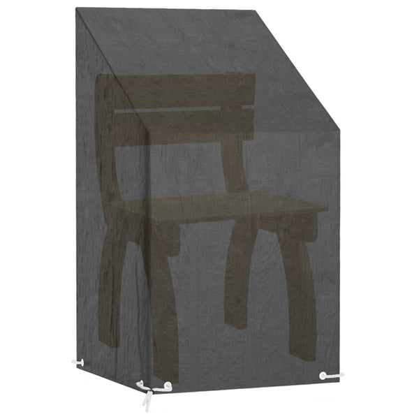 vidaXL Housse pour fauteuil de jardin 8 œillets 65x65x80/120 cm Polyéthylène