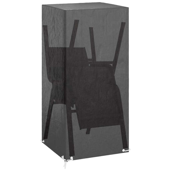 vidaXL Housse de chaise de jardin 8 œillets 75x70x140 cm Polyéthylène