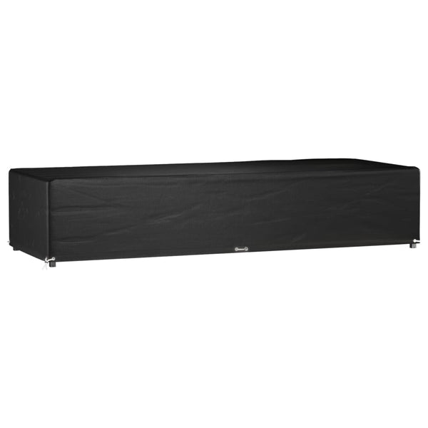 vidaXL Housse pour chaise longue 12 œillets 205x75x40 cm Polyéthylène