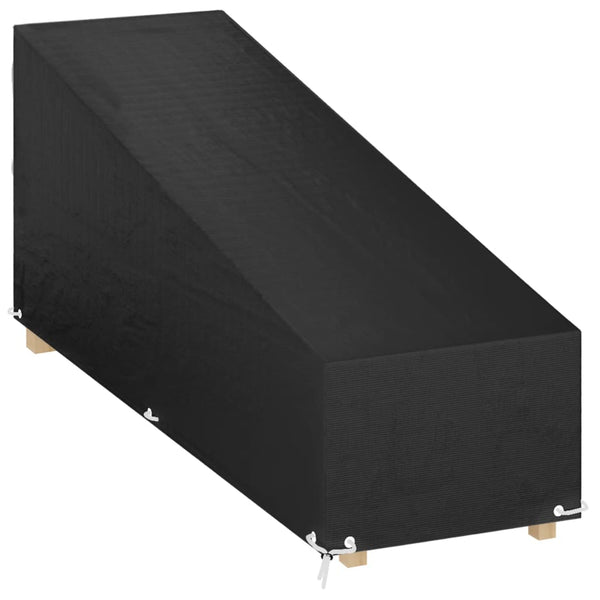 vidaXL Housse pour chaise longue 12 œillets 200x65x35/60 cm Polyéthylène