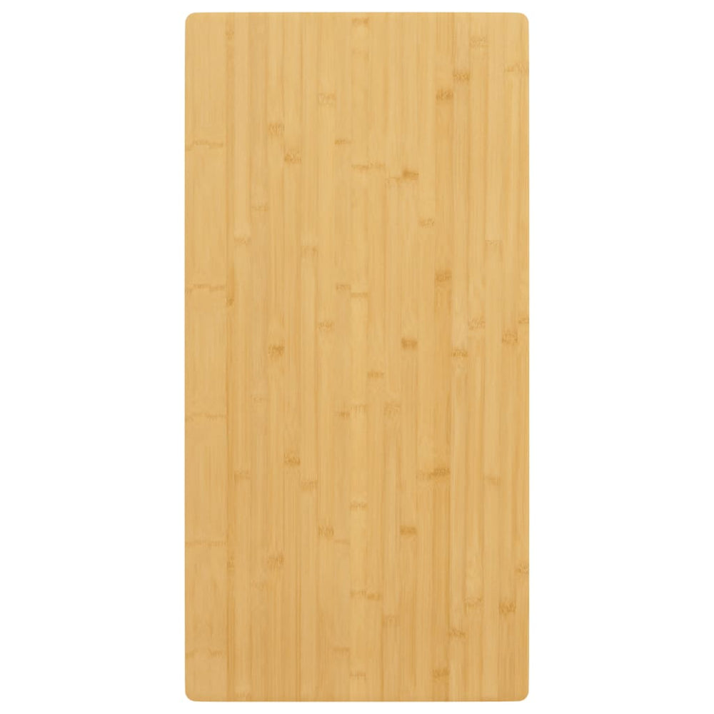 Tischplatte 40x80x2,5 cm Bambus