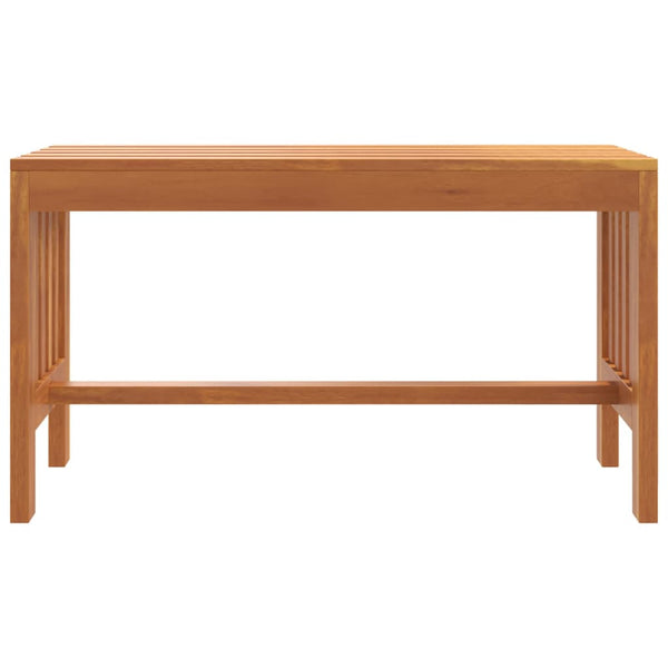 vidaXL Garden Bench 80 cm Solid Eucalyptus Wood