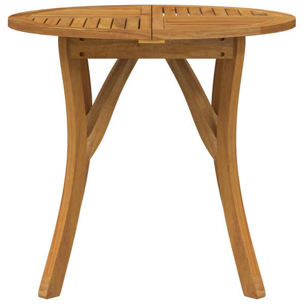 Gartentisch Akazie Ø 85cm Massivholz