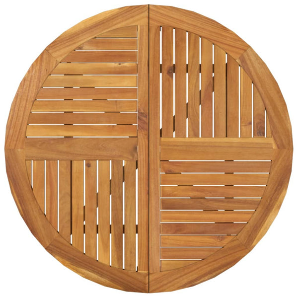 Gartentisch Akazie Ø 85cm Massivholz