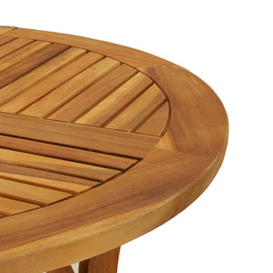 Gartentisch Akazie Ø 85cm Massivholz
