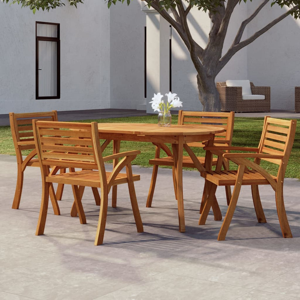 Akazienholz Gartentisch 150x90 cm
