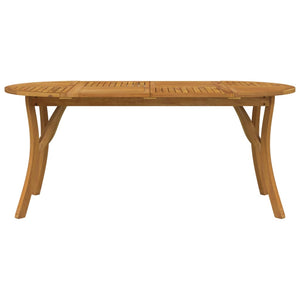 Akazienholz Gartentisch 200x90 cm