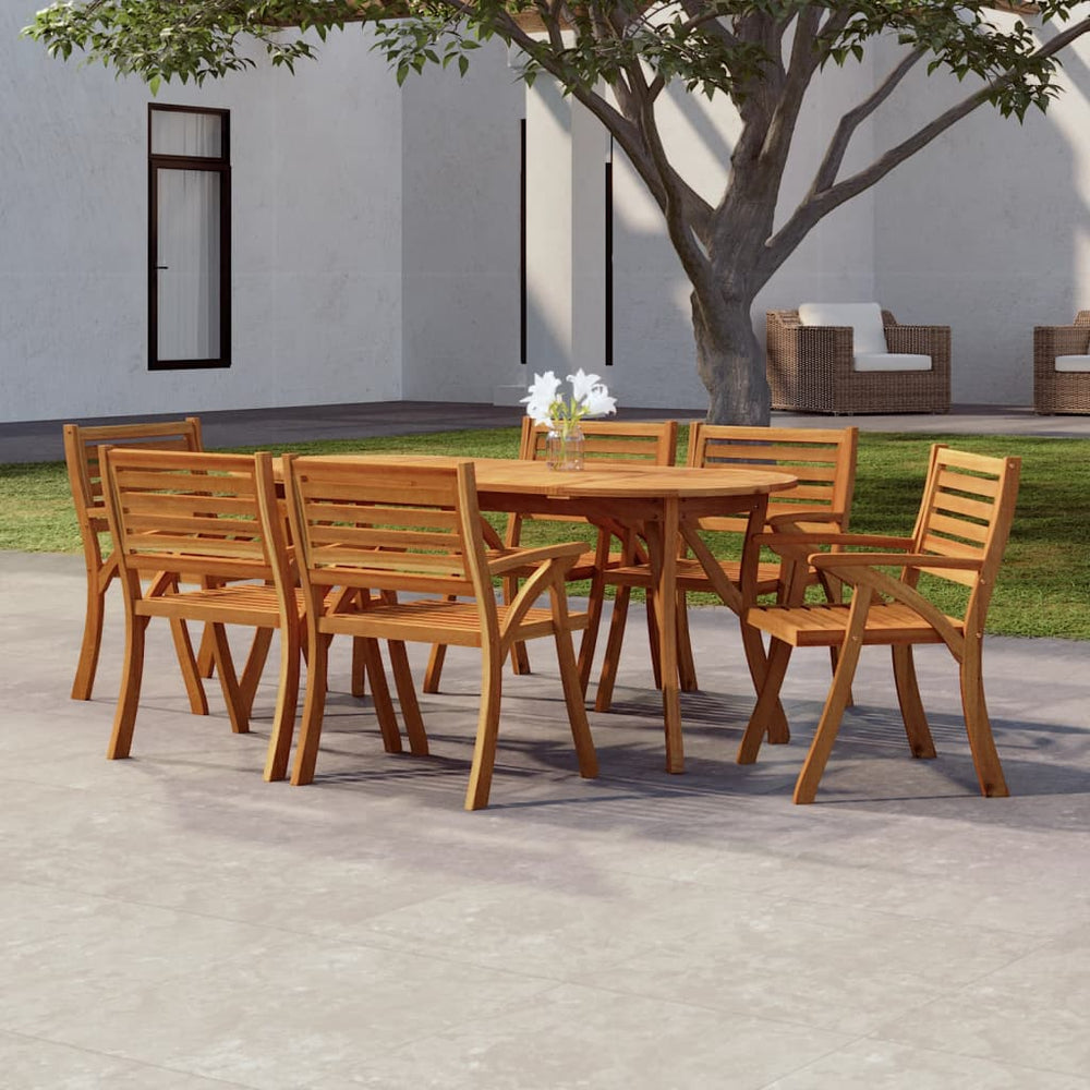Akazienholz Gartentisch 200x90 cm