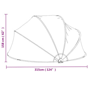 Pool Dome 315x158 cm