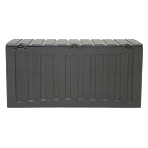 Truhe Schwarz 118x53x57 cm Polypropylen