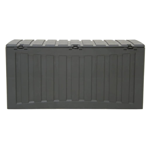 Truhe Schwarz 118x53x57 cm Polypropylen