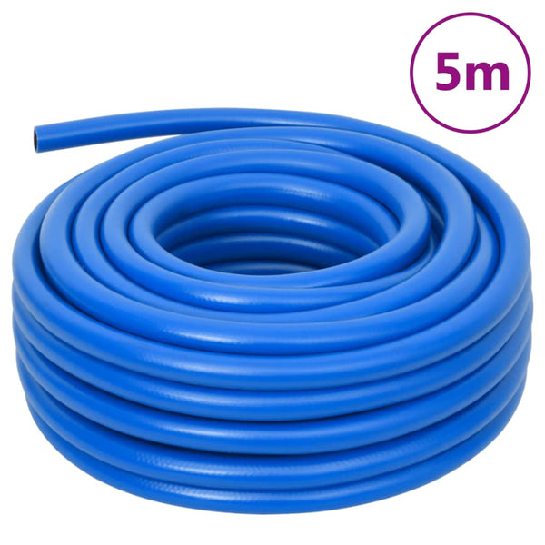 vidaXL Tuyau d'air Bleu 0,7" 5 m PVC