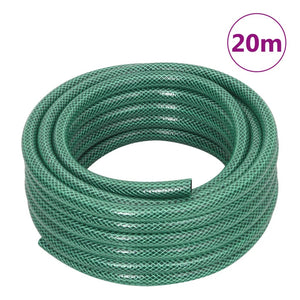 Gartenschlauch mit Kupplung-Set Grün 0,5" 20 m PVC