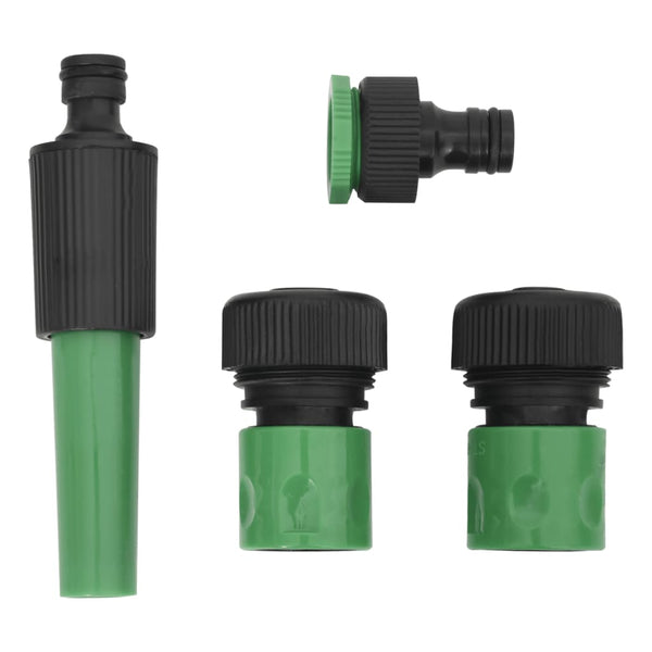 Gartenschlauch mit Kupplung-Set Grün 0,5" 20 m PVC