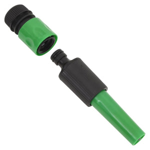 Gartenschlauch mit Kupplung-Set Grün 0,5" 20 m PVC