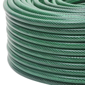 Gartenschlauch mit Kupplung-Set Grün 0,5" 100 m PVC