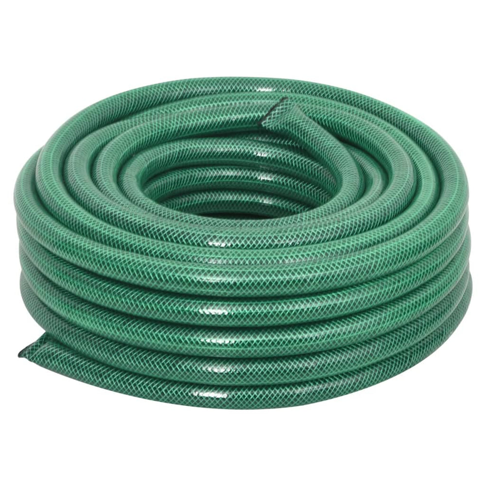 Gartenschlauch mit Kupplung-Set Grün 0,75" 100 m PVC