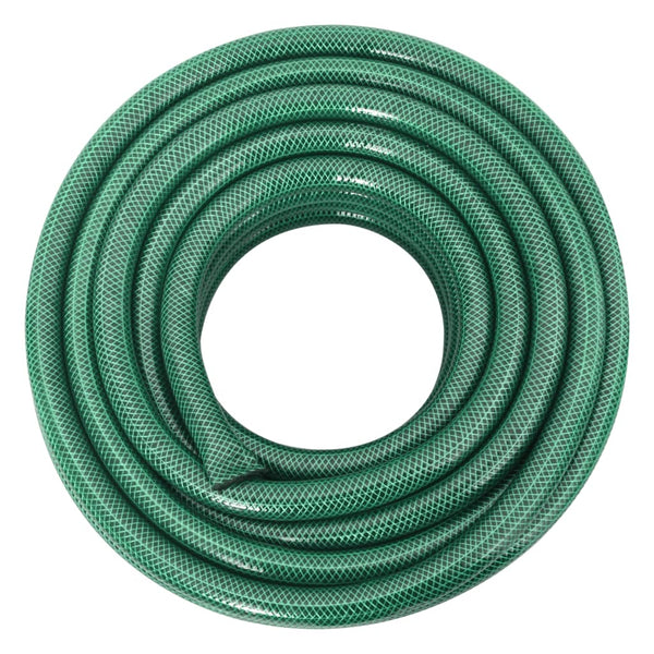 Gartenschlauch mit Kupplung-Set Grün 0,75" 100 m PVC