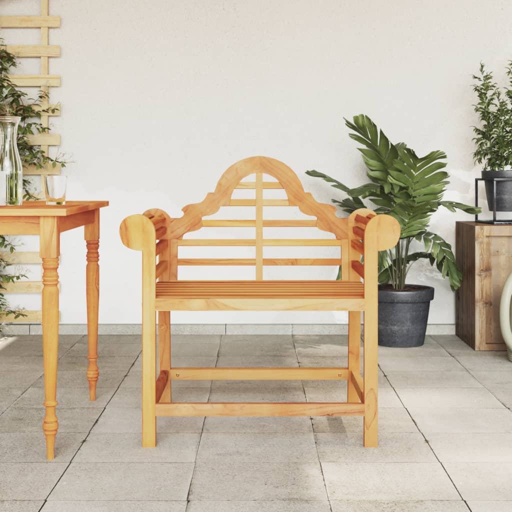 Teak Gartenstuhl Massivholz 88x60x92 cm