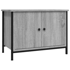 vidaXL Meuble TV avec portes Gris Sonoma 60x35x45 cm Bois d'ingénierie