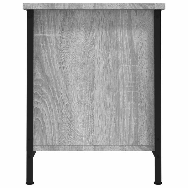 vidaXL Meuble TV avec portes Gris Sonoma 60x35x45 cm Bois d'ingénierie