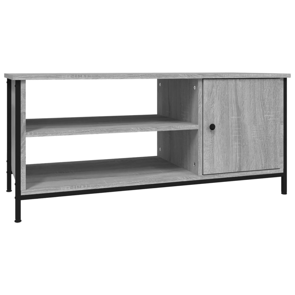 vidaXL Meuble TV gris sonoma 100x40x45 cm en bois d'ingénierie