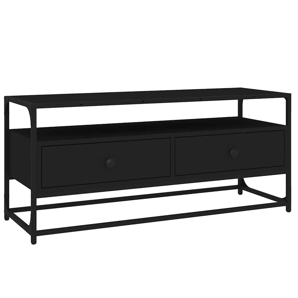 Schwarzer TV-Schrank 100 cm