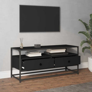 Schwarzer TV-Schrank 100 cm